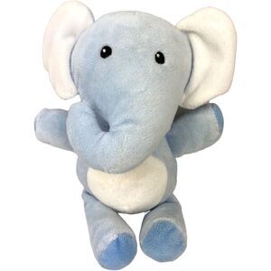 MINI Muffin Elephant Plush Lovey 8” Blue Snuggle Buddy Stuffed Animal